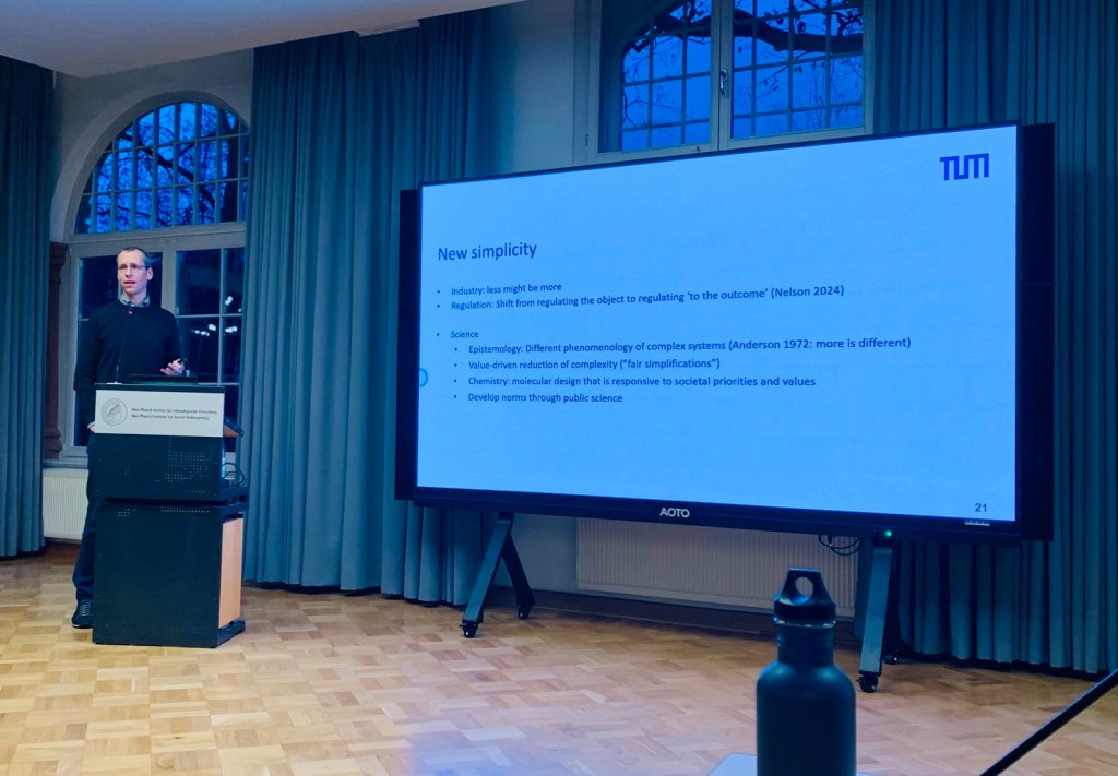 Joerg Niewoehner at MPI Social Anthropology in Halle 28.1.2025